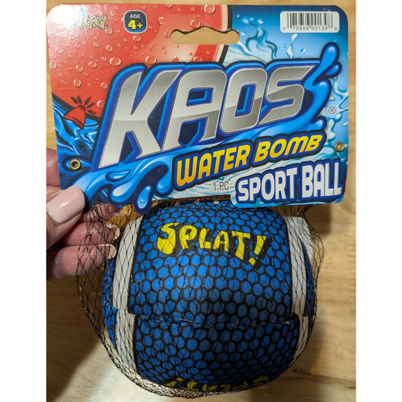 Ja-Ru KAOS Water Bombs Football Blue Splat Sport Ball Pool, Outdoor Summer Fun - Picture 4 of 5